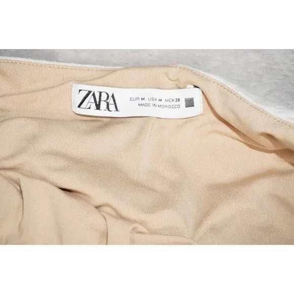 ZARA Sarong Striped Wrap Skirt Tie Waist Multi-Color Boho Size M Medium - Picture 8 of 13